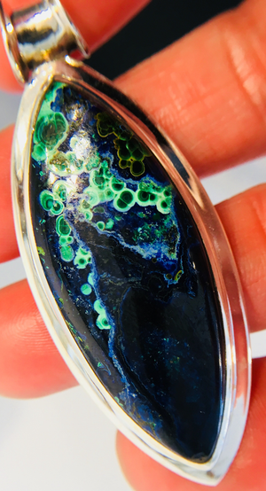 Malachite Azurite Pendent