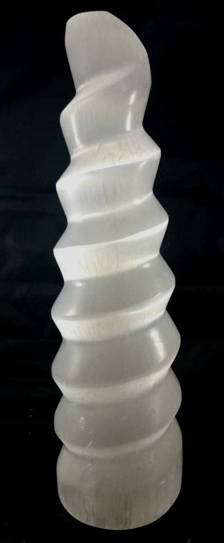 Selenite Lamp (Spiral)