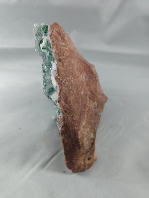 Spherocobaltite with malachite and quartz