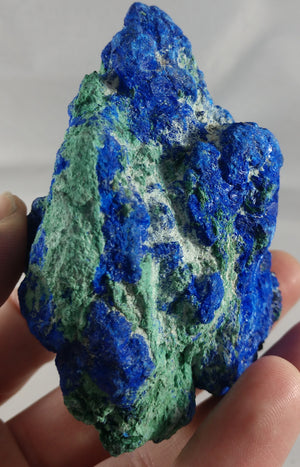 Azurite with Malachite