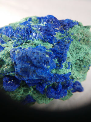 Azurite with Malachite