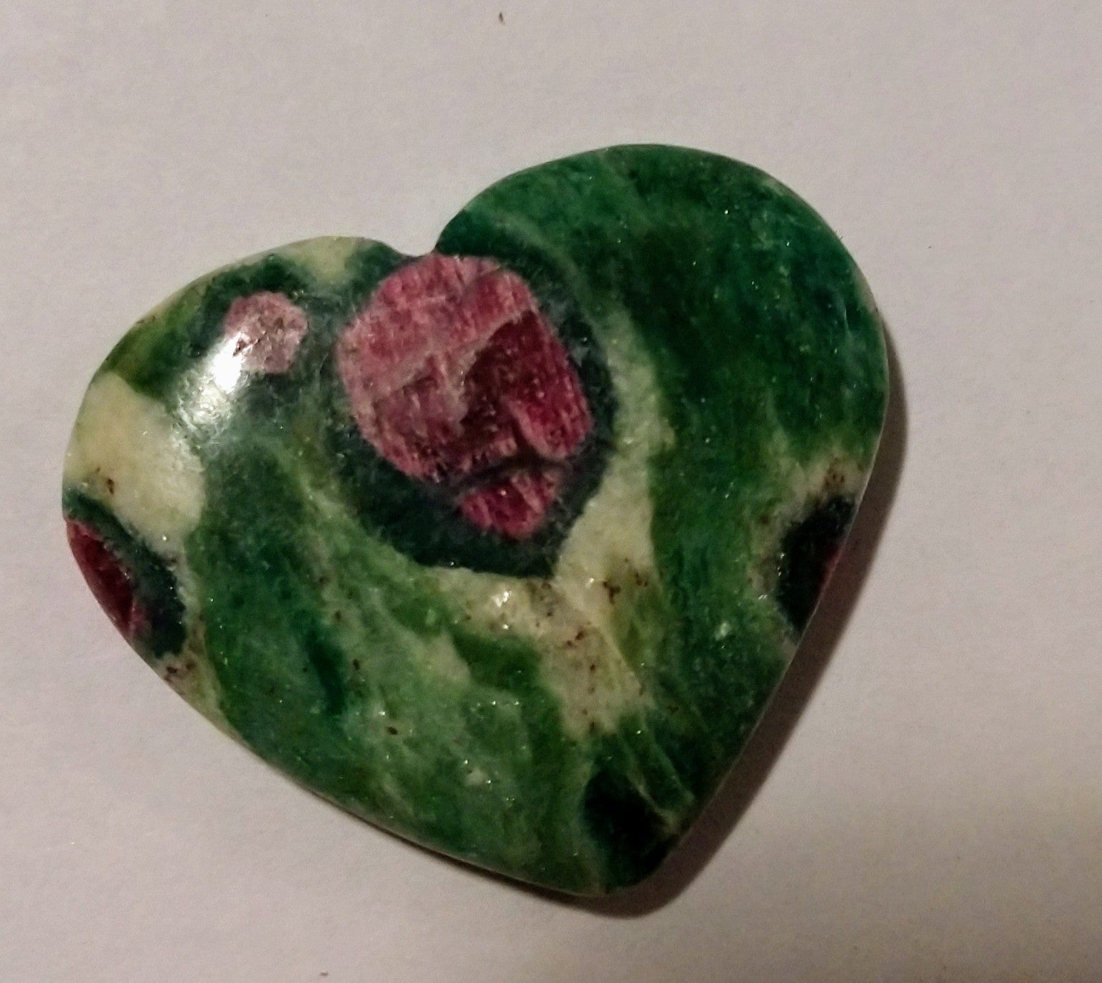 Ruby Fuschite Hearts