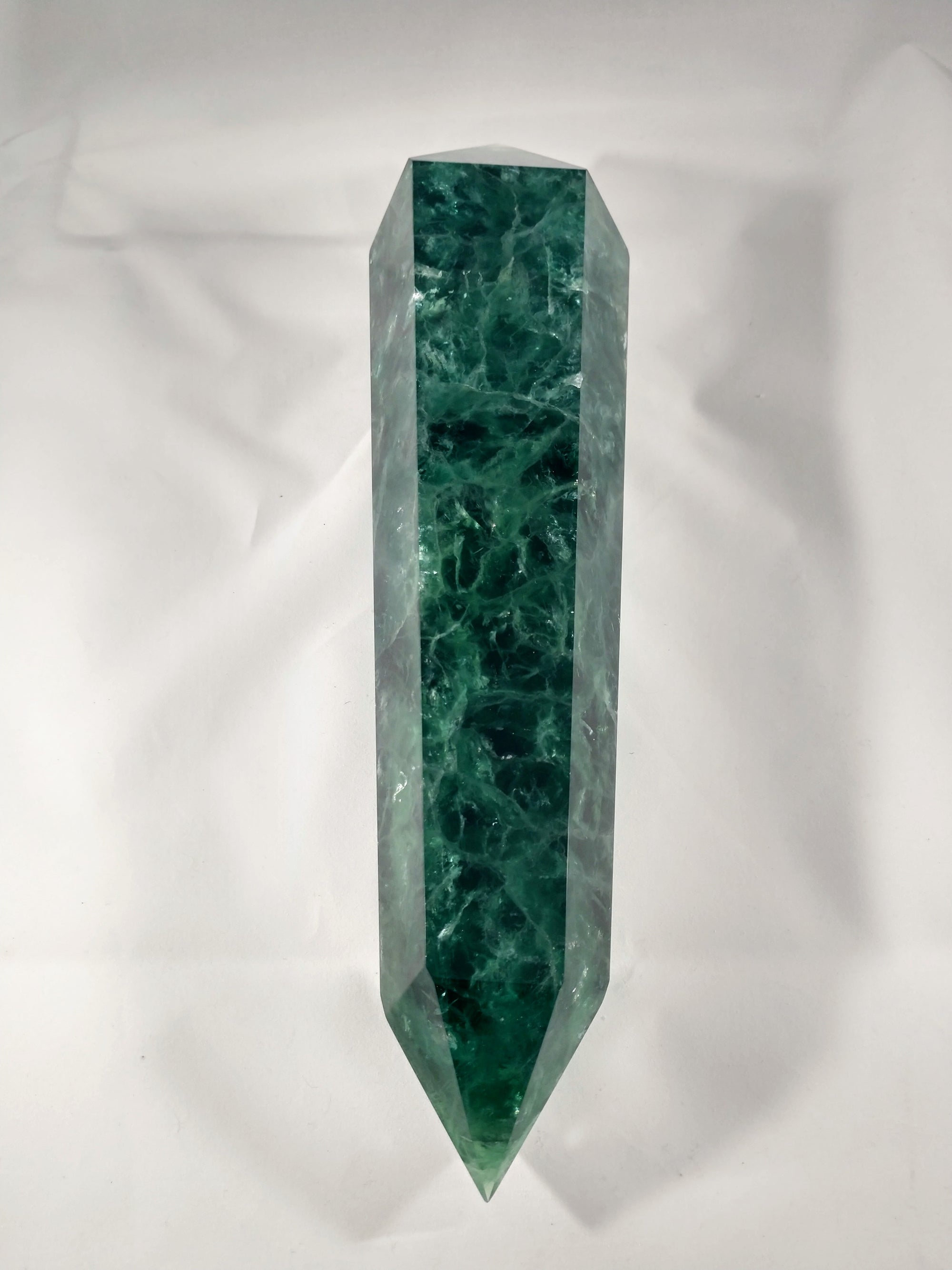 Double-Terminated Green Fluorite, 4.14 lbs
