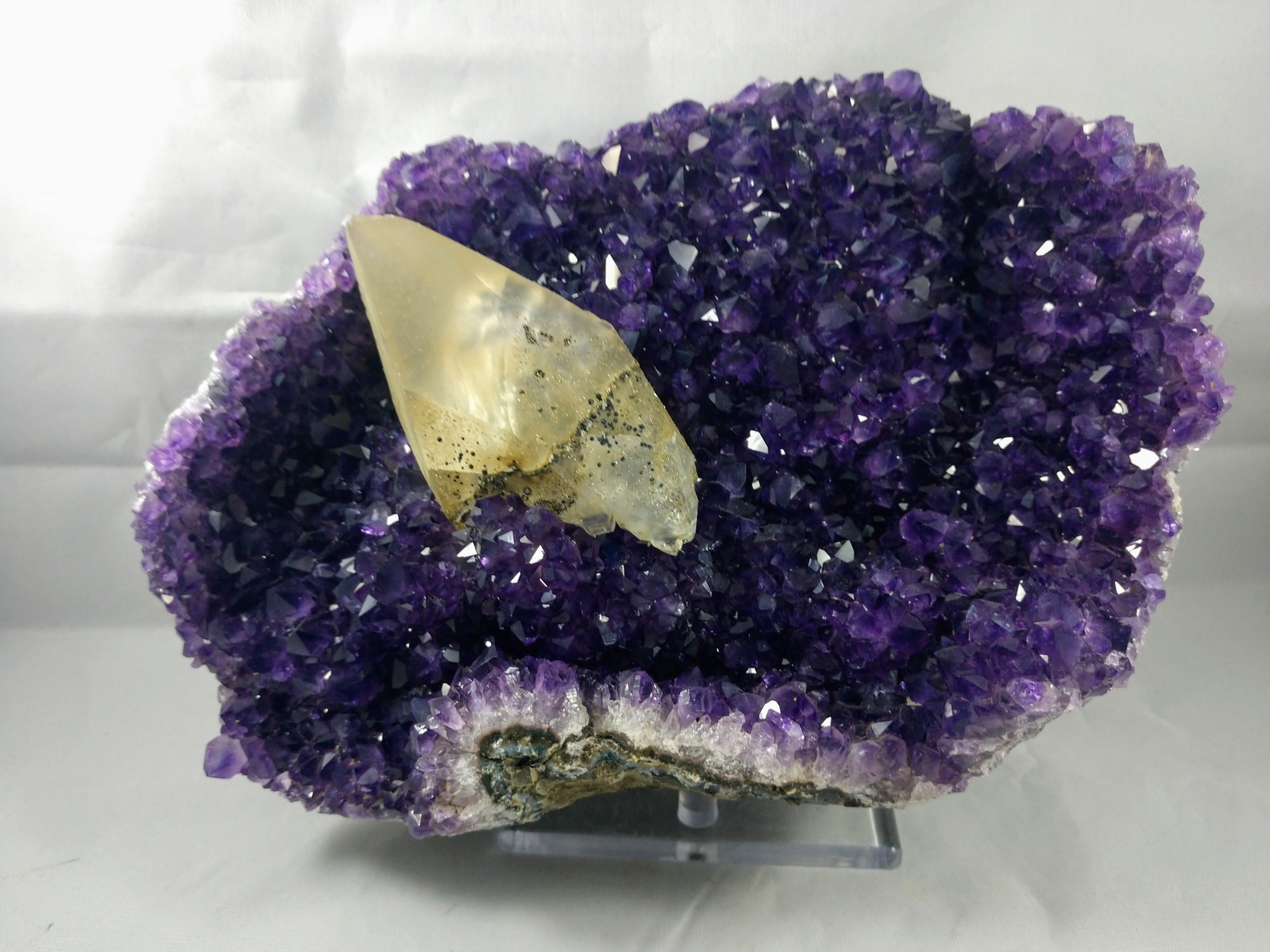 Amethyst with Calcite Formation, 5.53 lbs