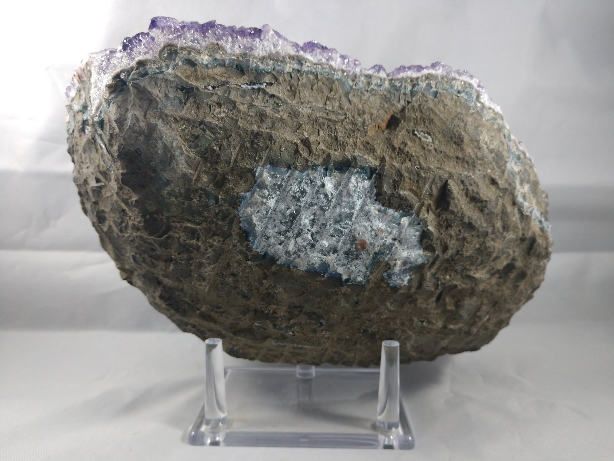 Amethyst with Calcite Formation, 5.53 lbs