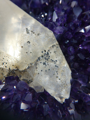 Amethyst with Calcite Formation, 5.53 lbs
