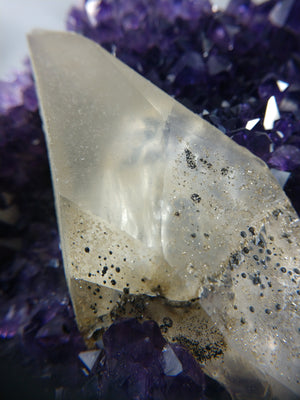 Amethyst with Calcite Formation, 5.53 lbs