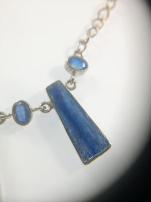 Blue Kyanite Blade Necklace