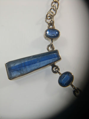 Blue Kyanite Blade Necklace