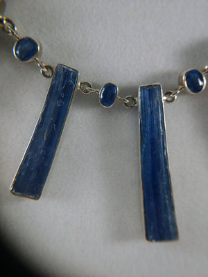 Blue Kyanite Blade Necklace