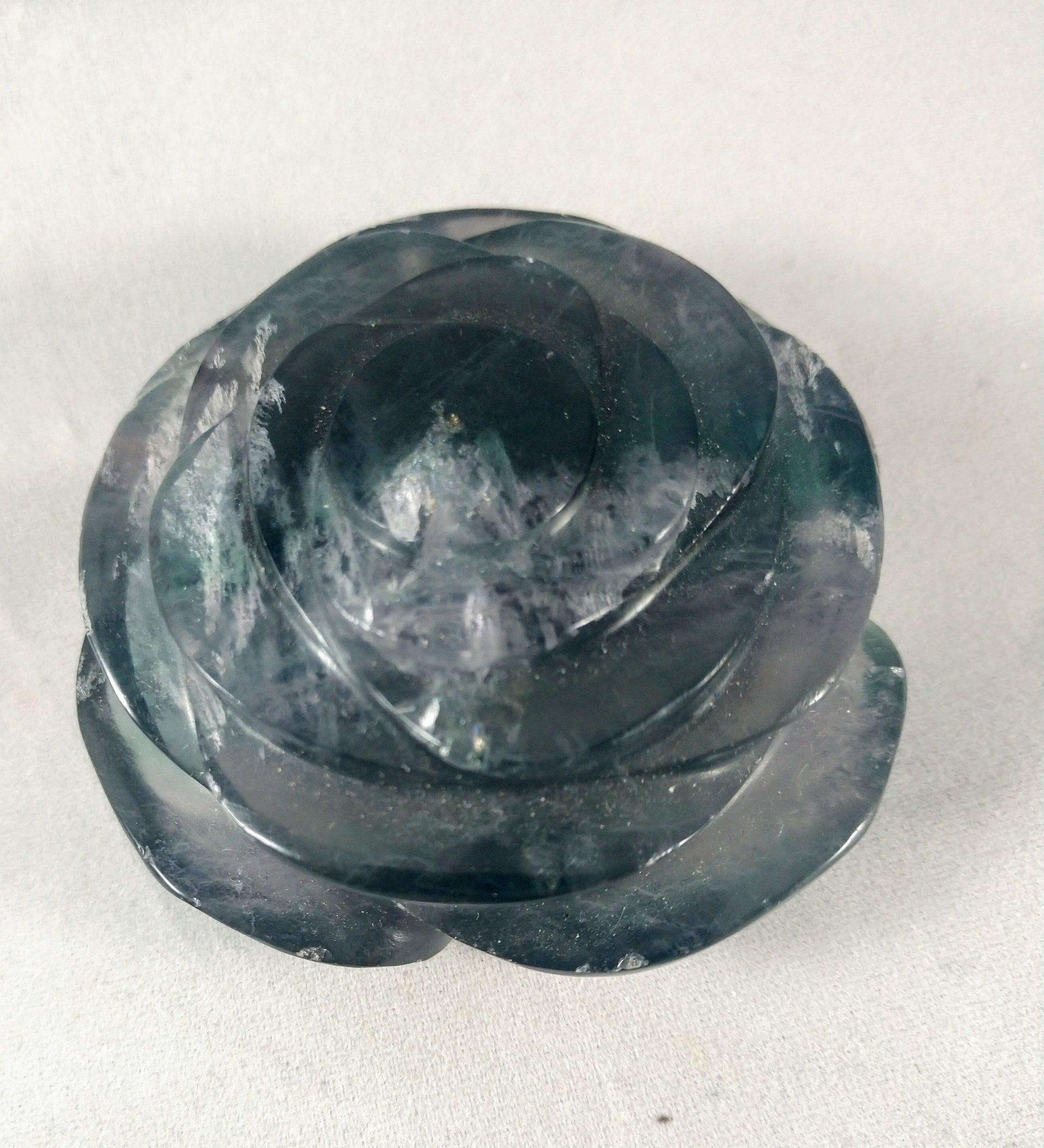 Rainbow Fluorite Rose