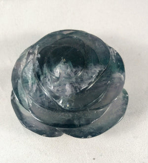 Rainbow Fluorite Rose