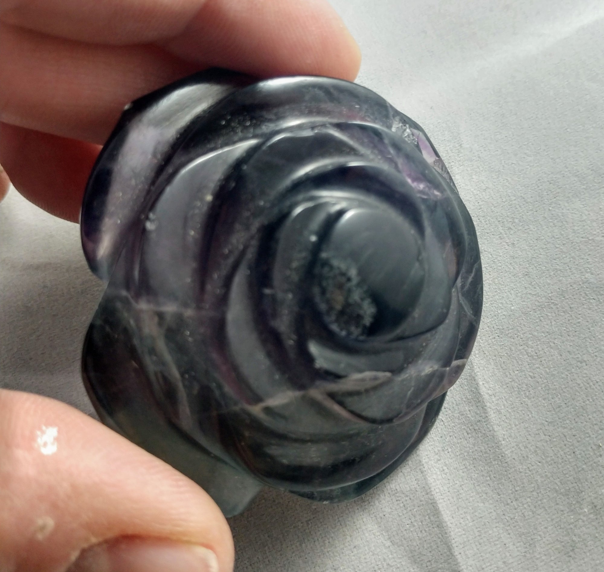 Rainbow Fluorite Rose