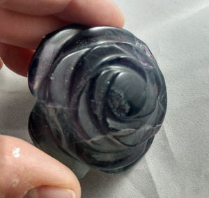 Rainbow Fluorite Rose
