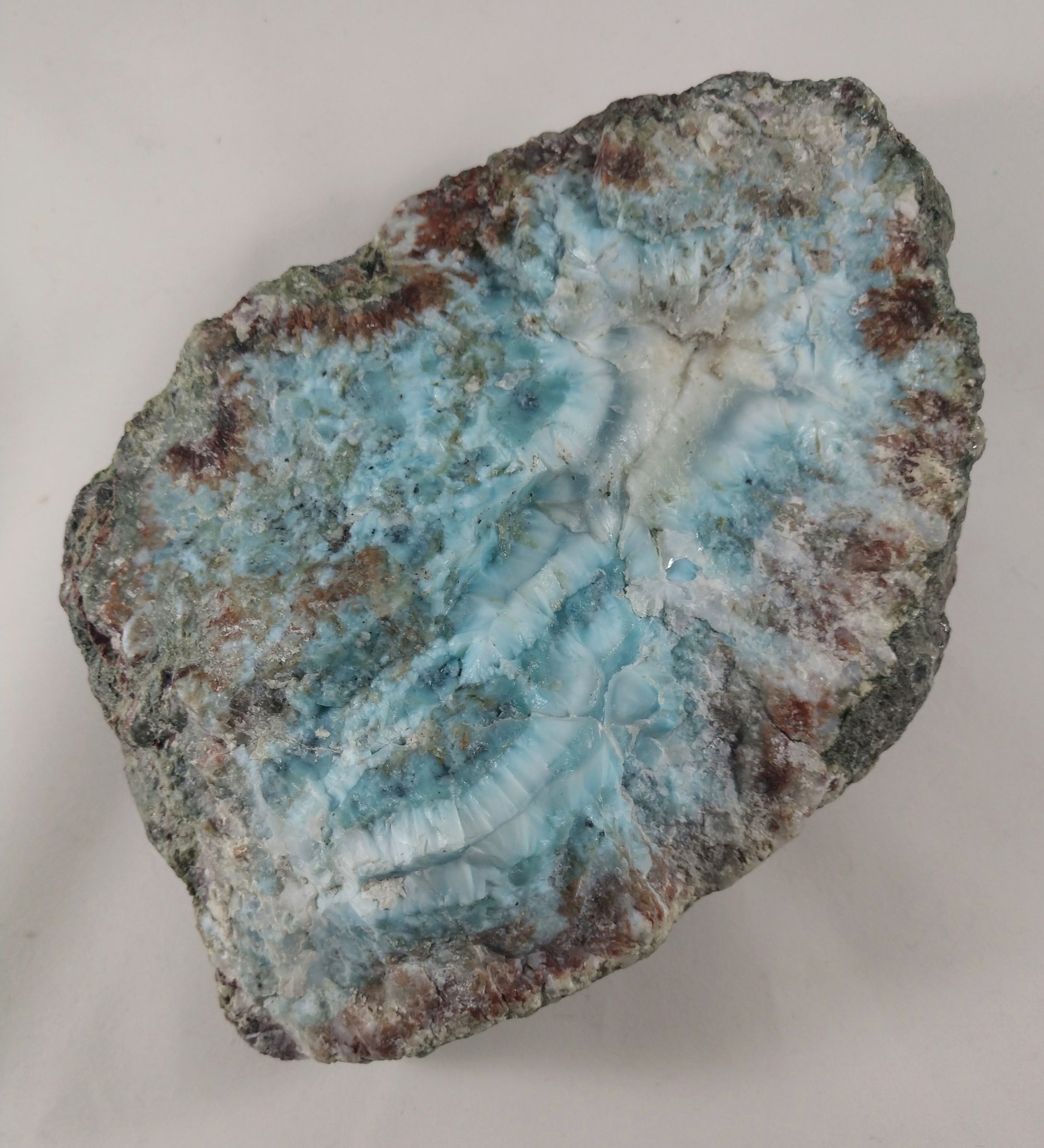Larimar, One side polished
