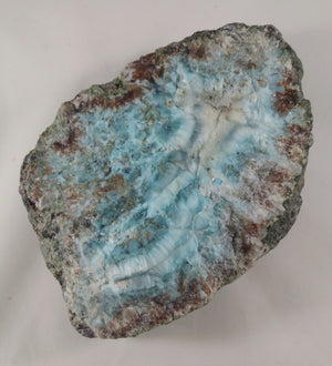 Larimar, One side polished