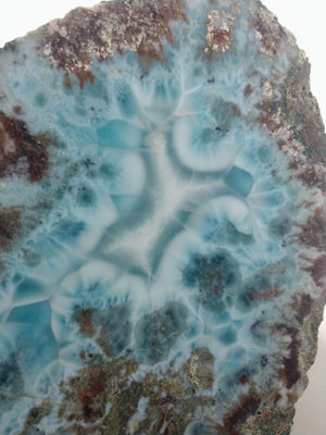 Larimar, One side polished