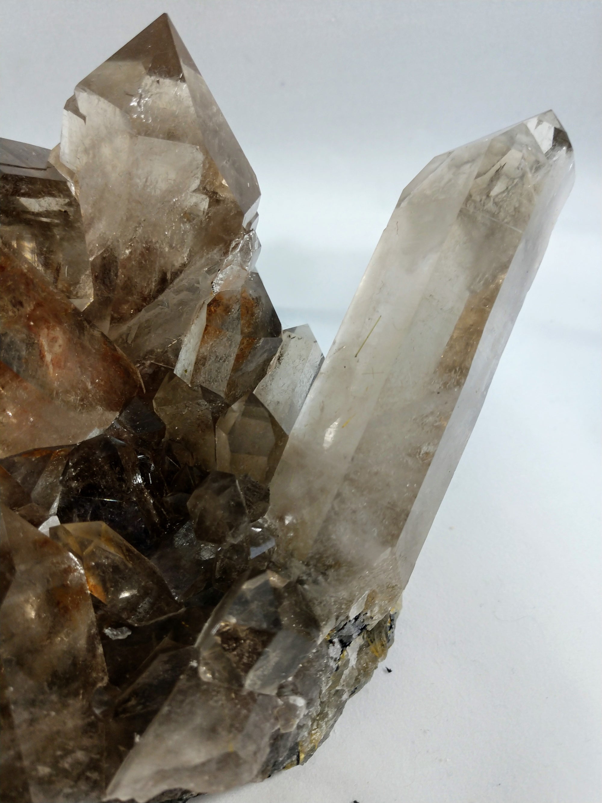 Smoky Quartz Cluster