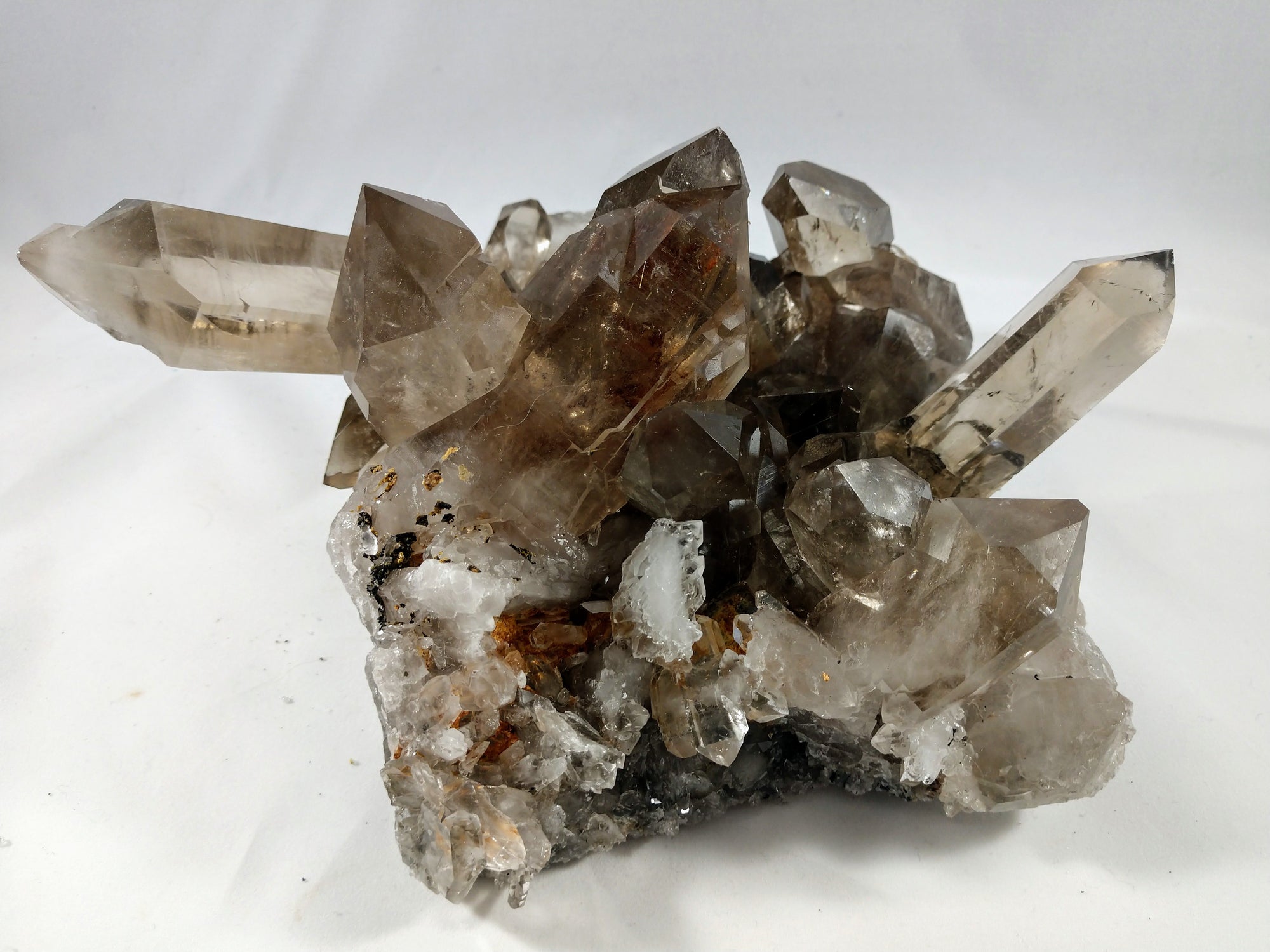 Smoky Quartz Cluster