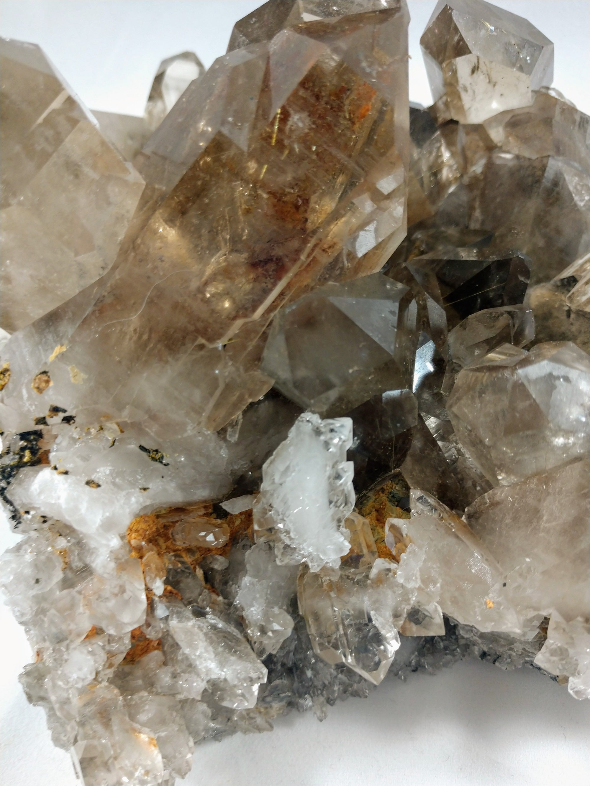Smoky Quartz Cluster