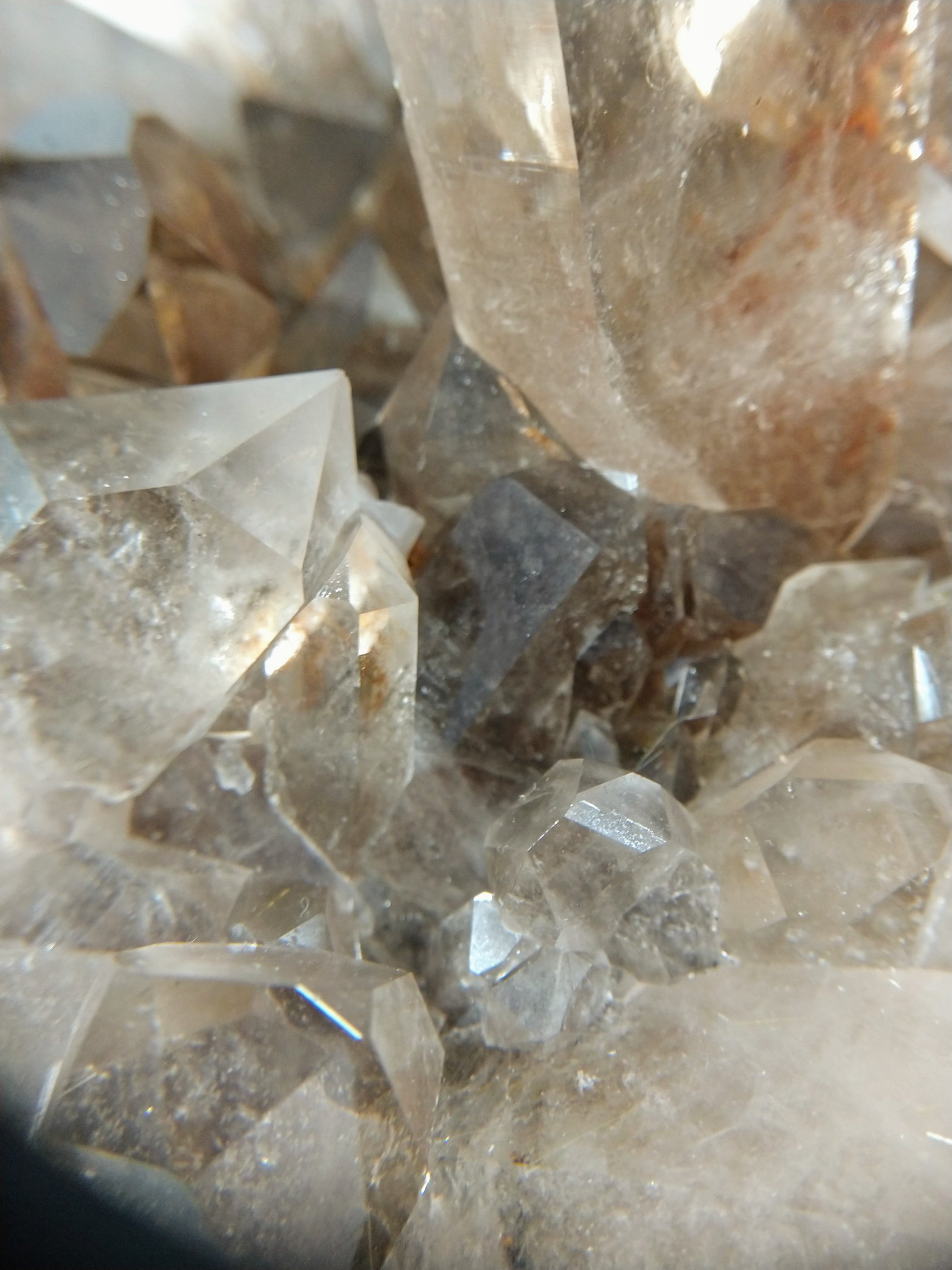 Smoky Quartz Cluster