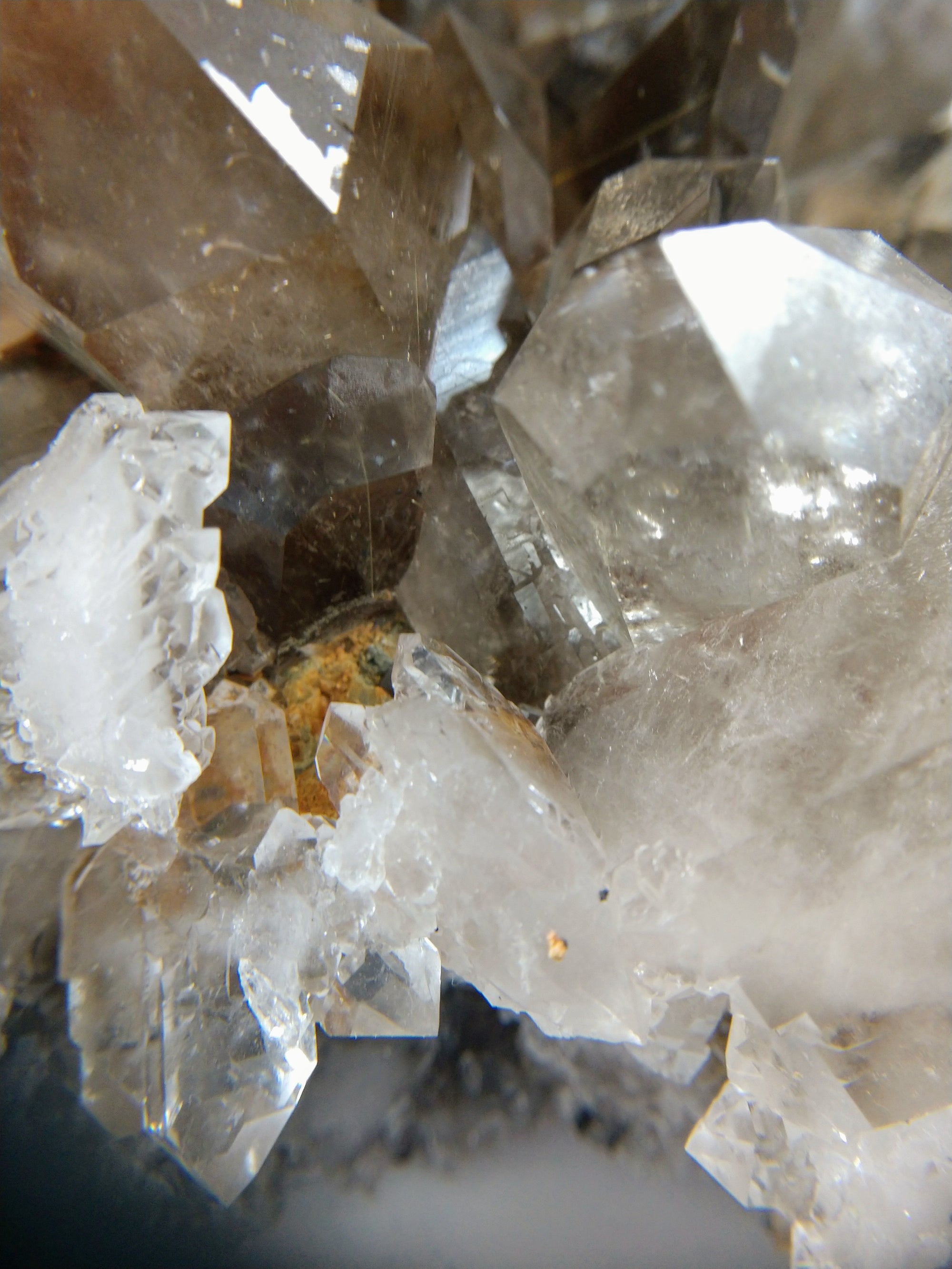 Smoky Quartz Cluster