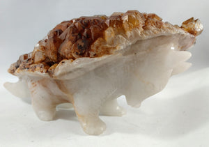 Quartz Armadillo with Elestial Shell