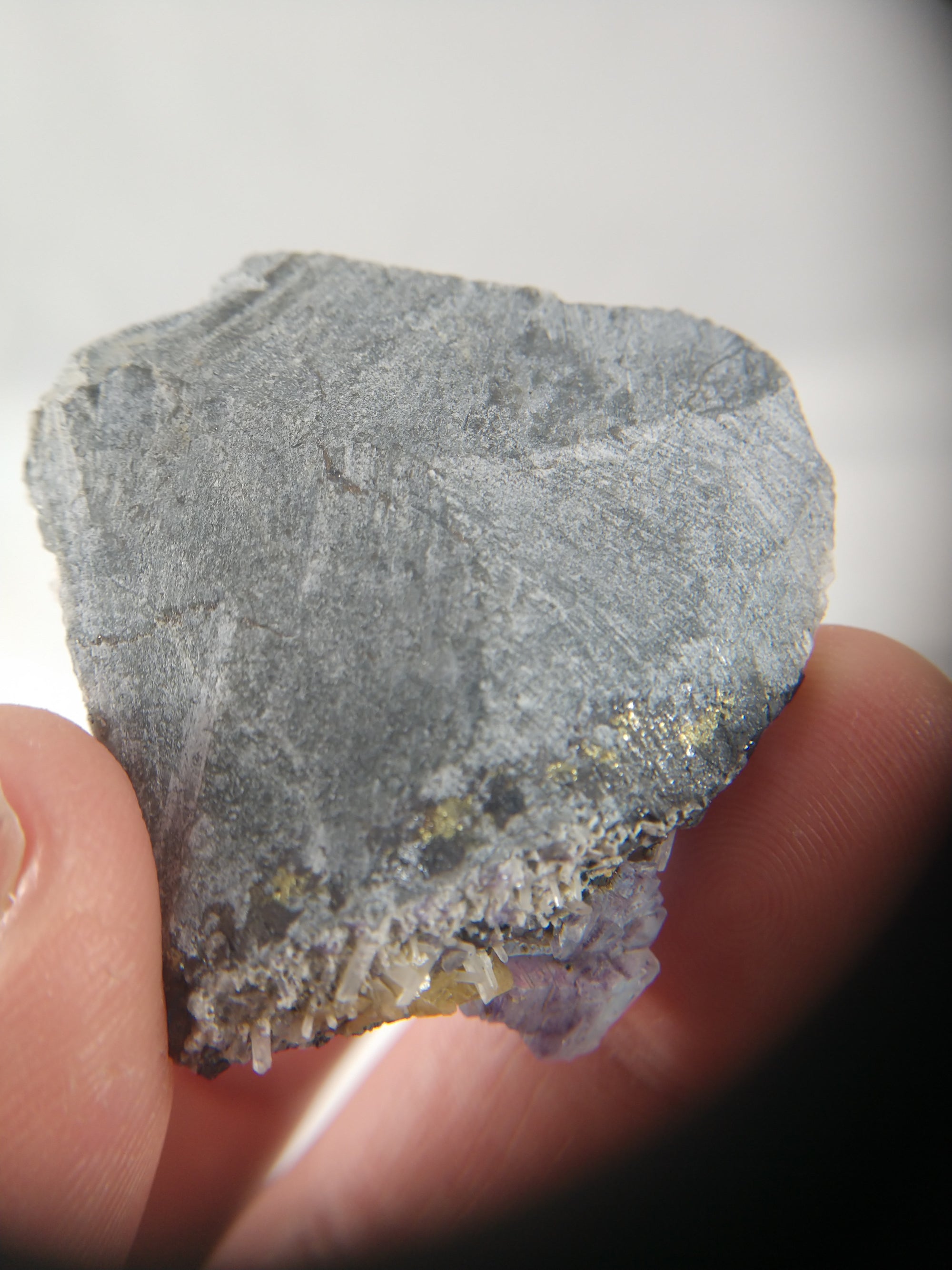 Fluorite on Quartz