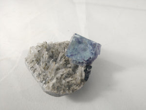 Fluorite on Quartz