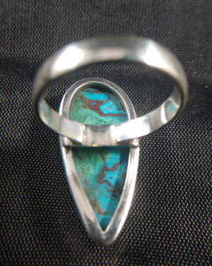 Chrysocolla Ring in Sterling Silver