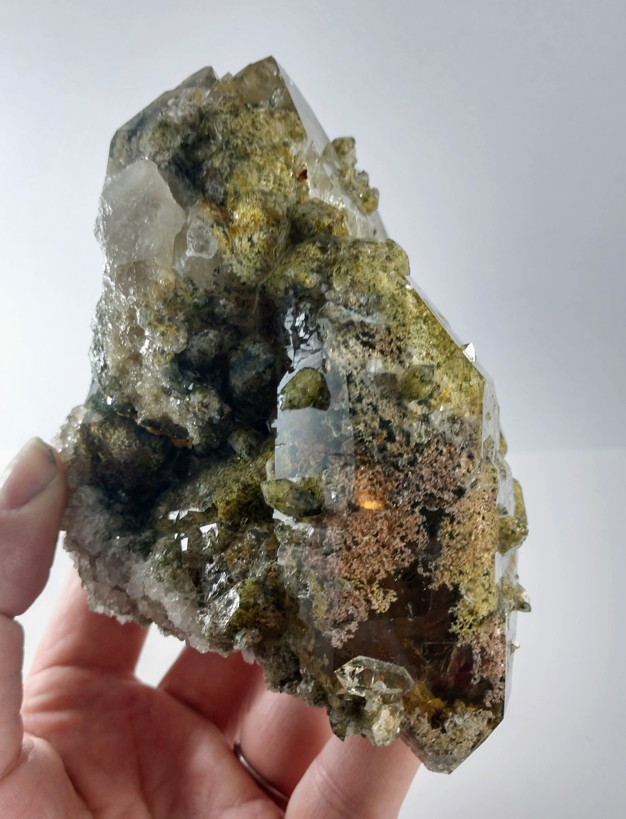 Lodolite (Quartz w/ Chlorite), Brasil