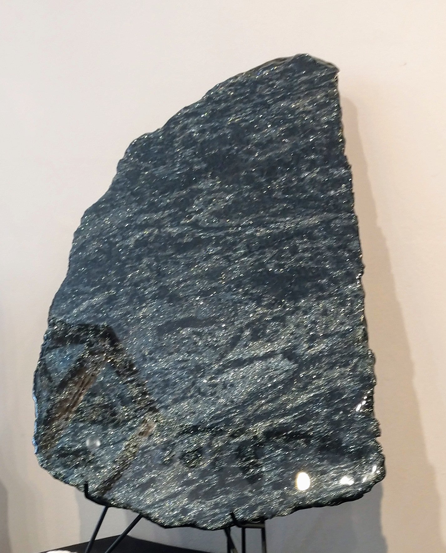 Specularite Hematite Slab, 5.5 lbs