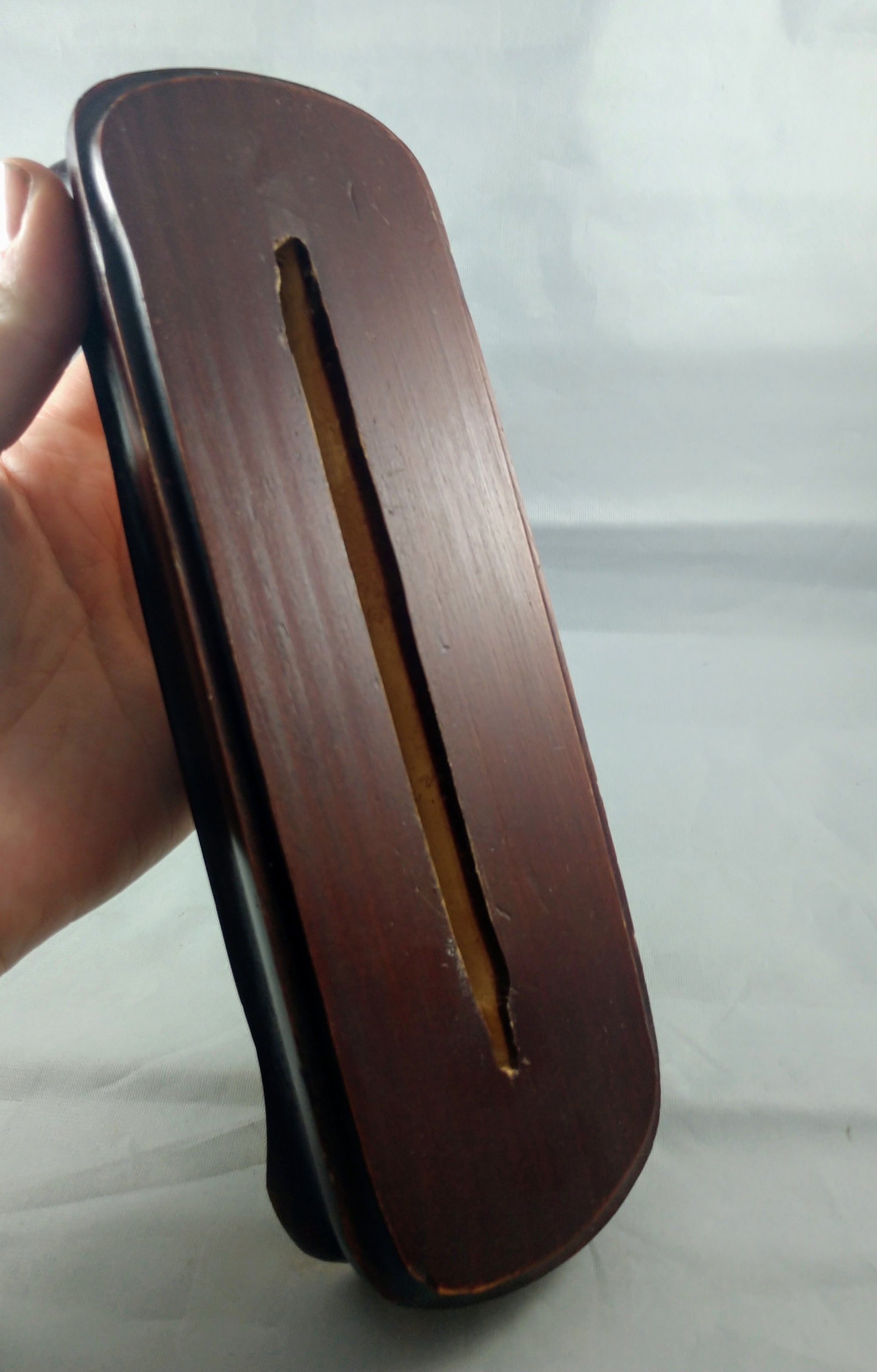 Agate Slice on Custom Wood Stand, Brasil