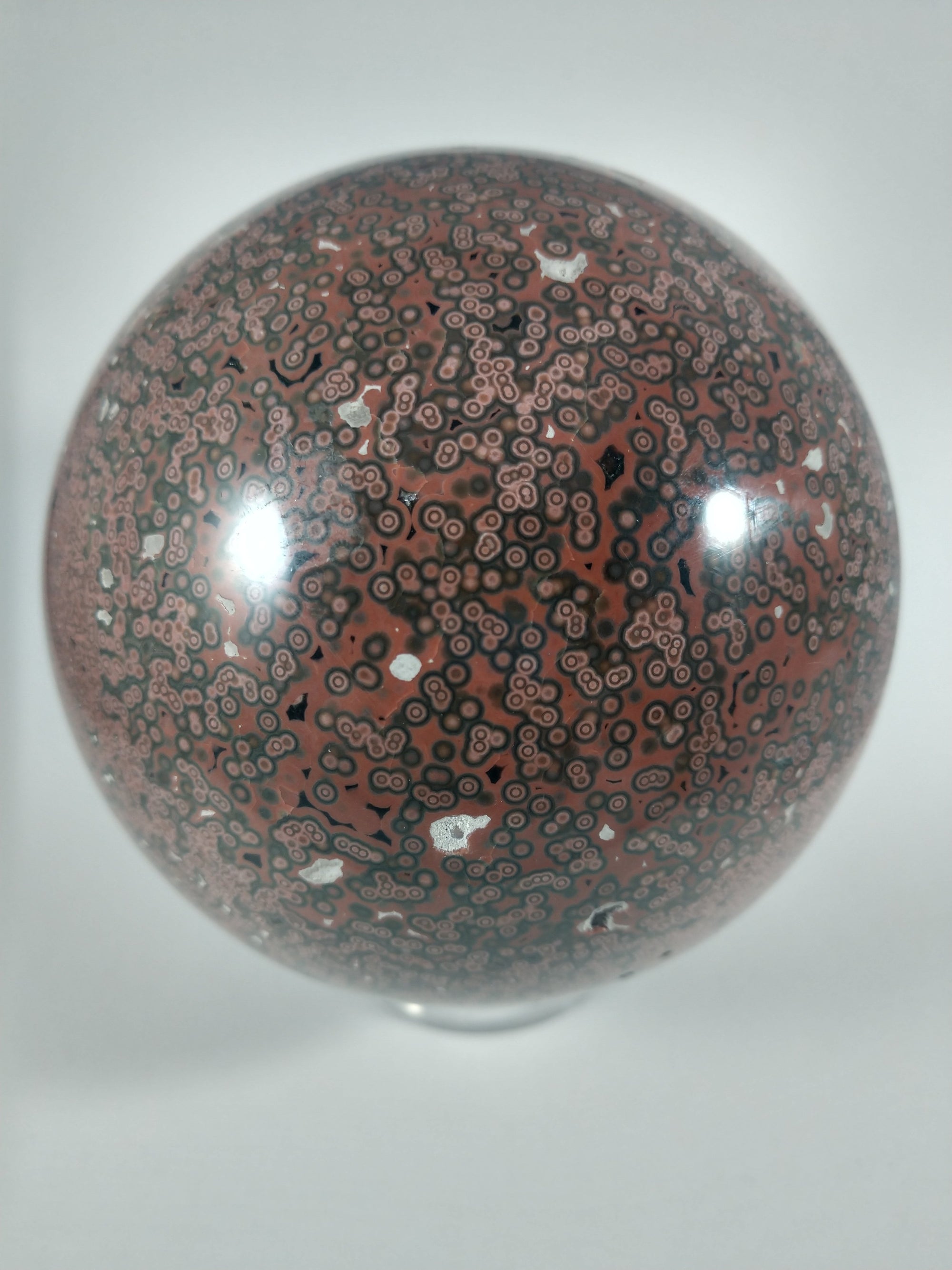 Ocean Jasper Sphere, 2.37 lbs.