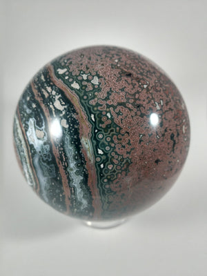 Ocean Jasper Sphere, 2.37 lbs.