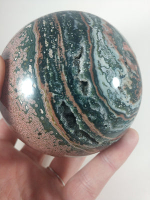 Ocean Jasper Sphere, 2.37 lbs.