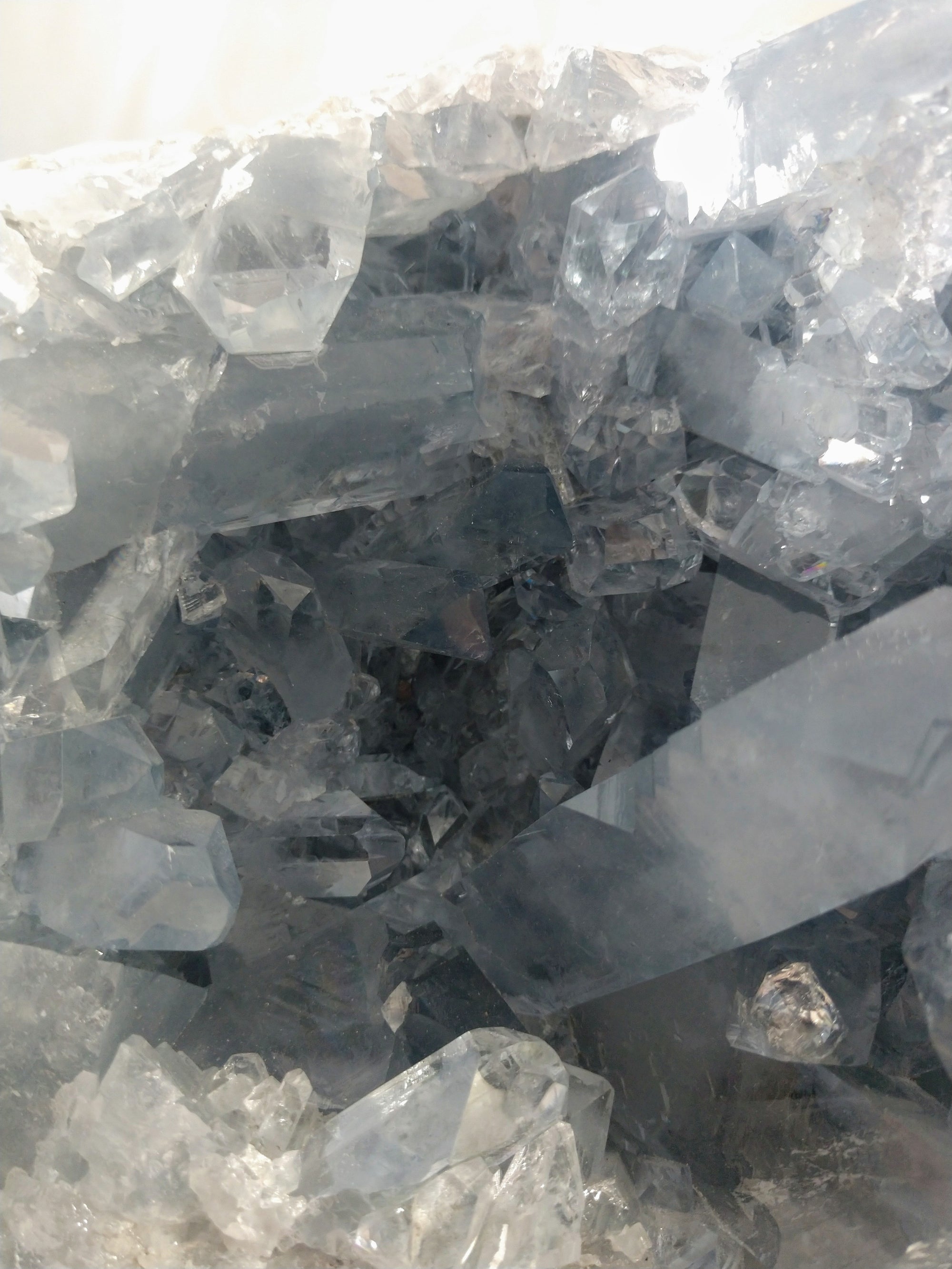 Celestite Geode from Madagascar, 9 lbs