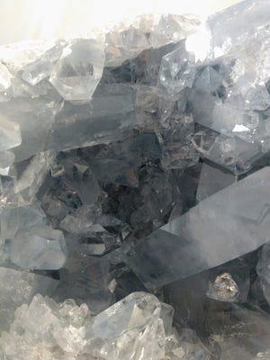 Celestite Geode from Madagascar, 9 lbs