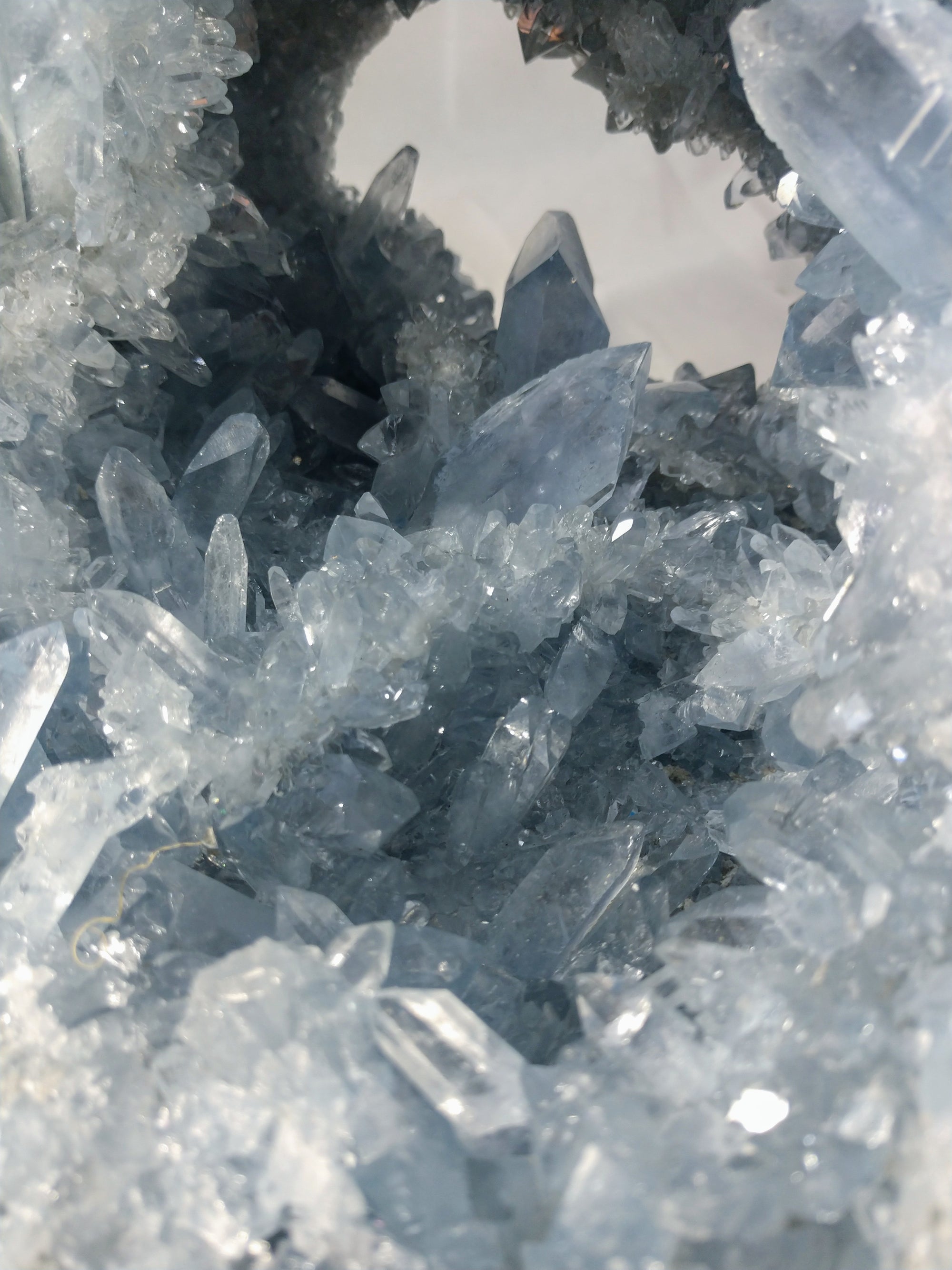 Celestite Geode from Madagascar, 8 lbs