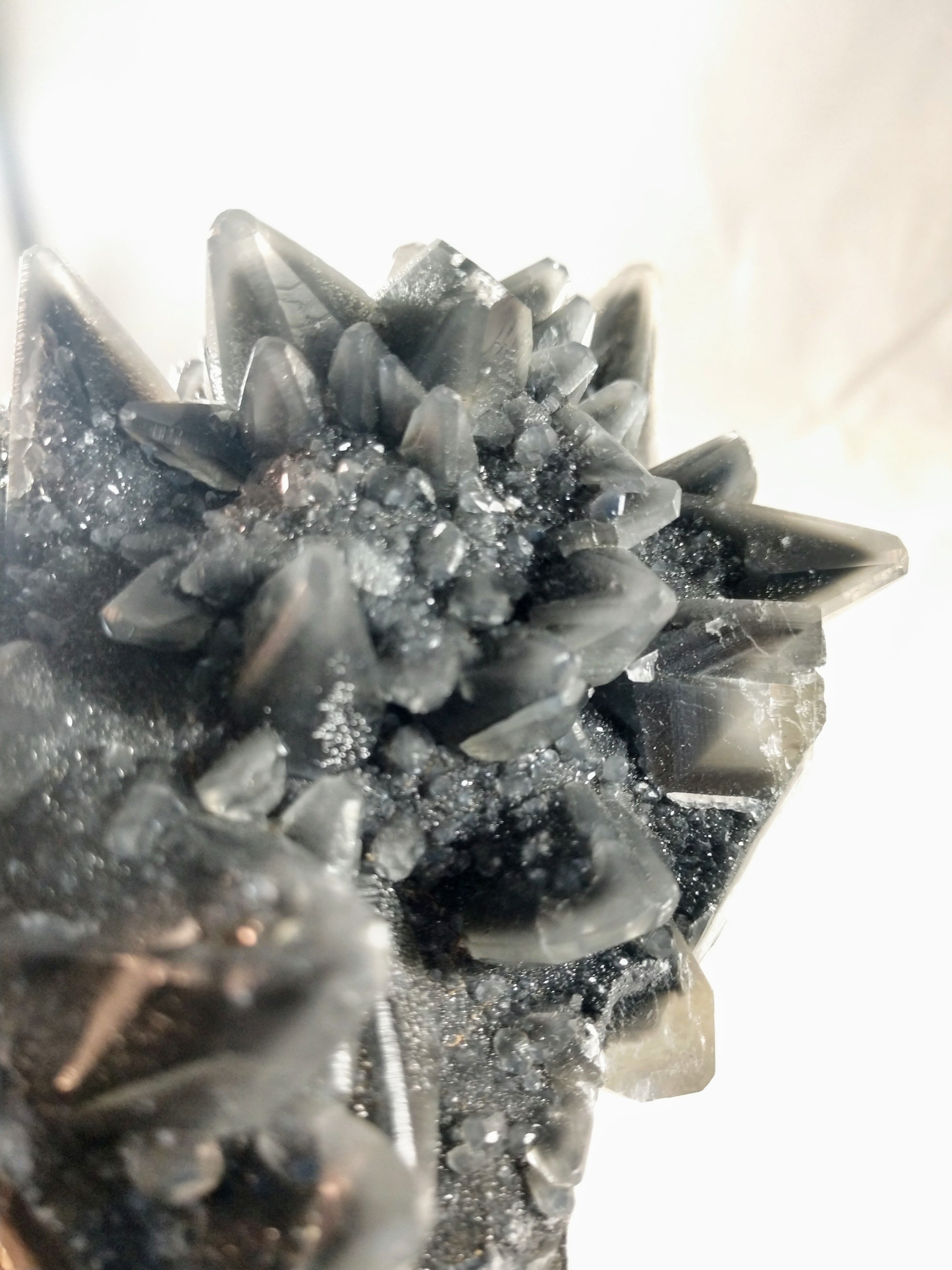 Dogtooth Calcite w/ Marcasite Phantoms