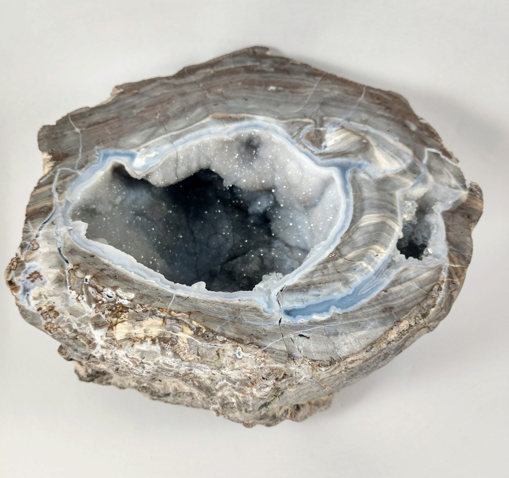 Druzy Quartz Geode, Utah
