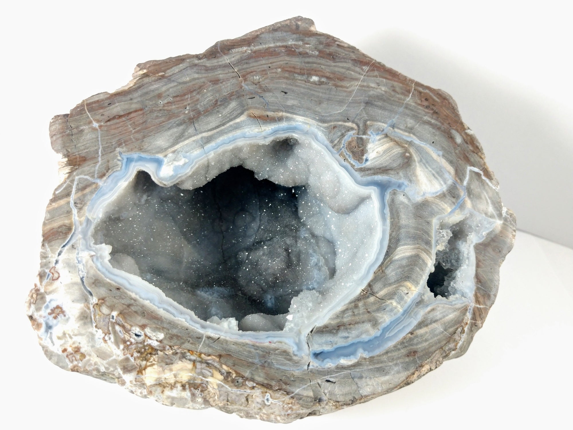 Druzy Quartz Geode, Utah