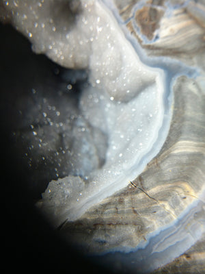 Druzy Quartz Geode, Utah
