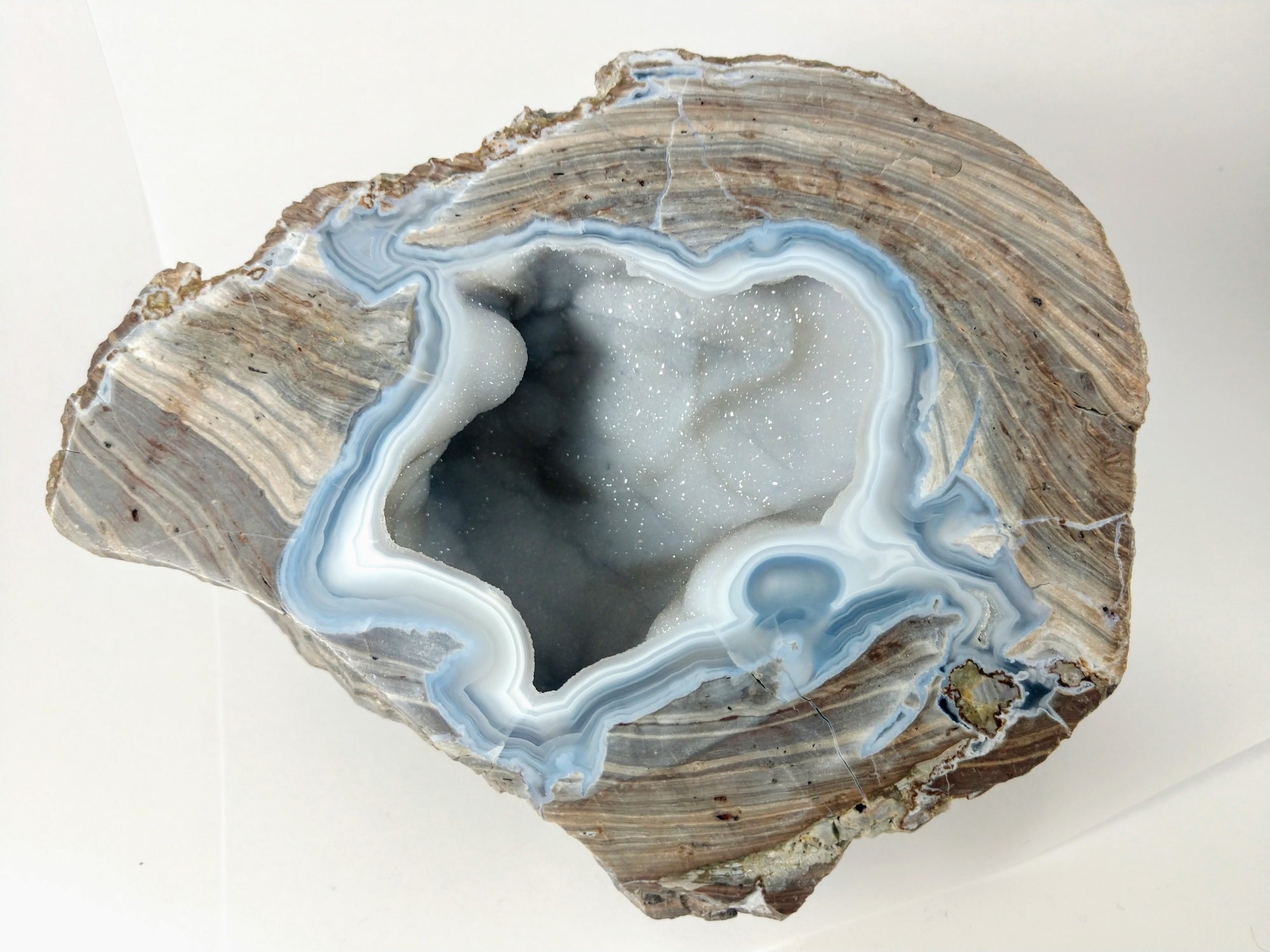 Druzy Quartz Geode, Utah