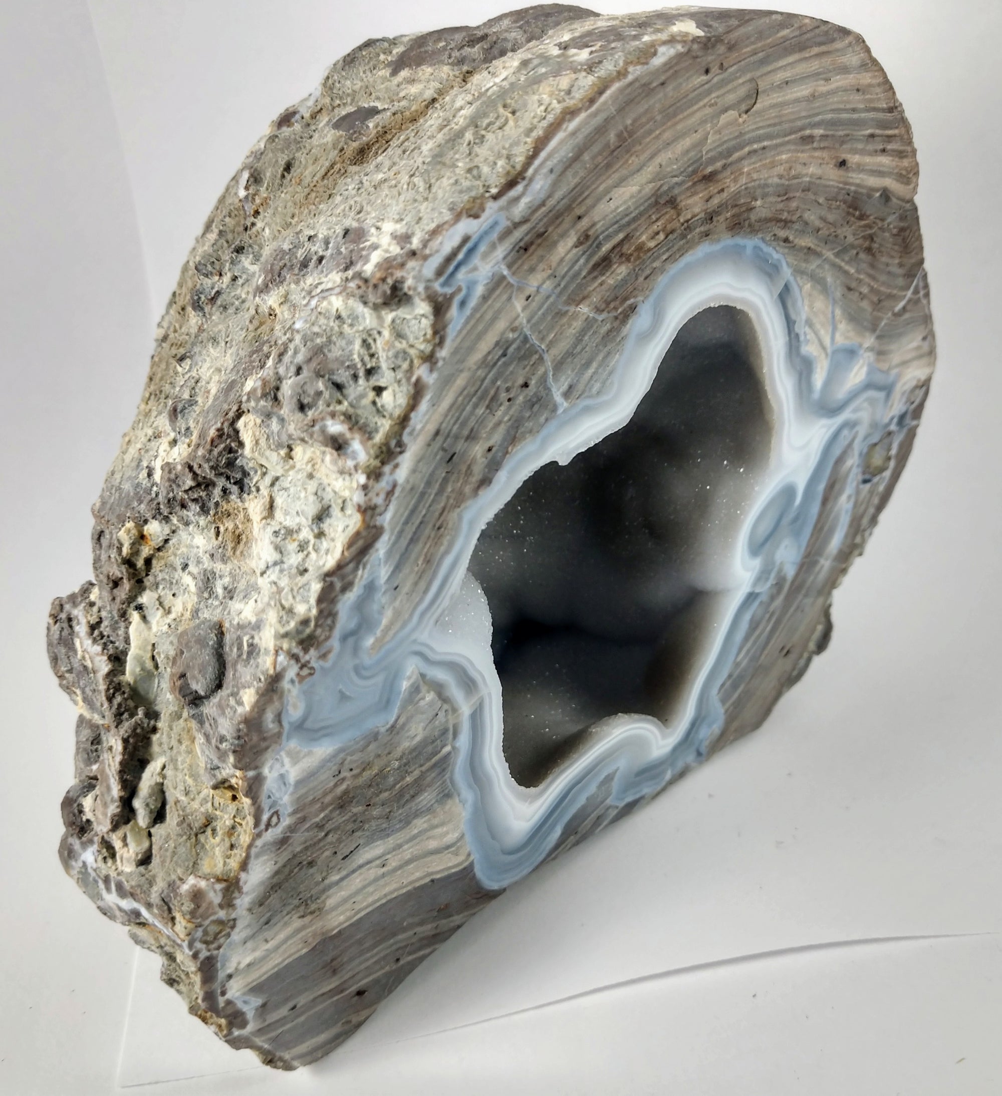 Druzy Quartz Geode, Utah
