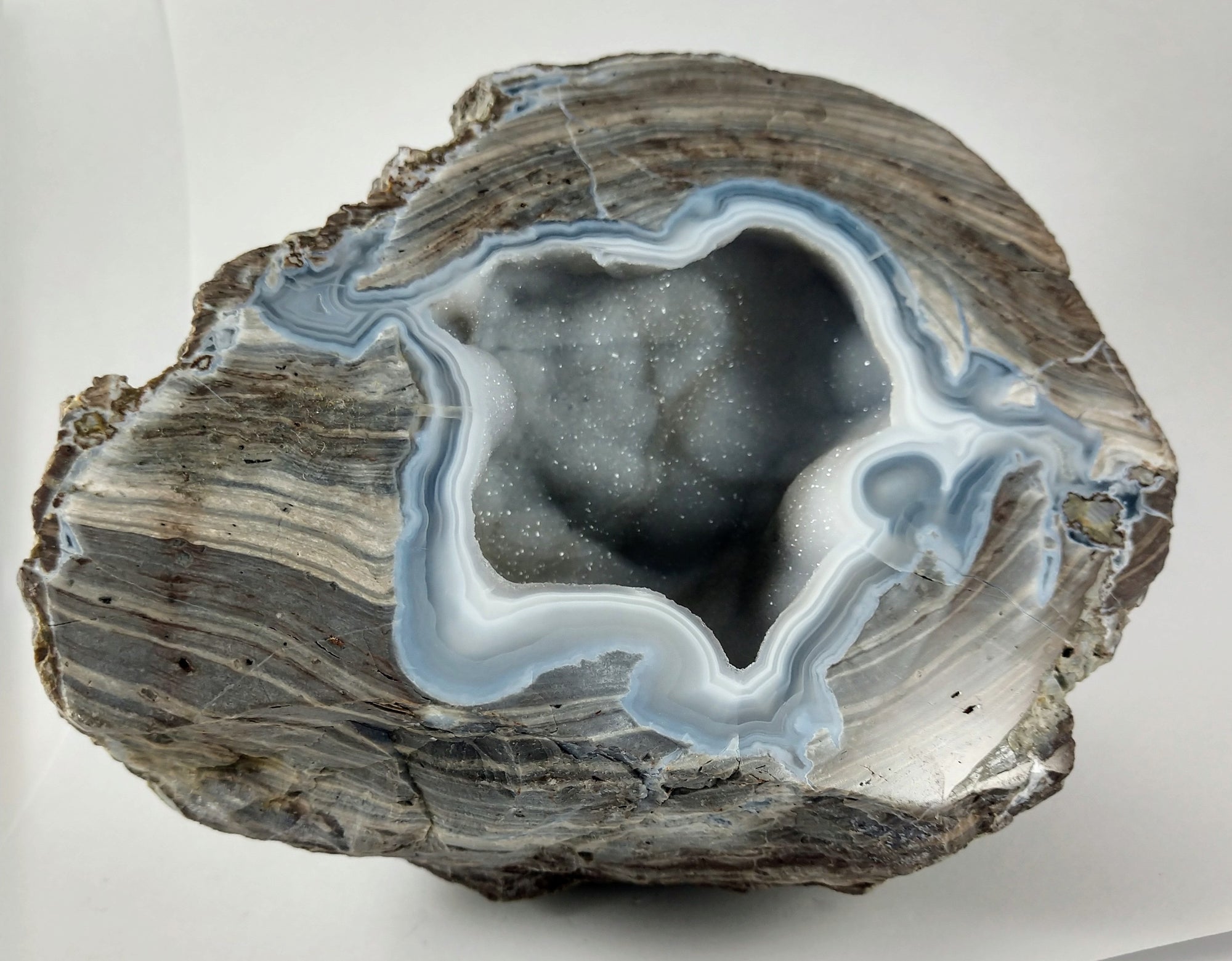 Druzy Quartz Geode, Utah