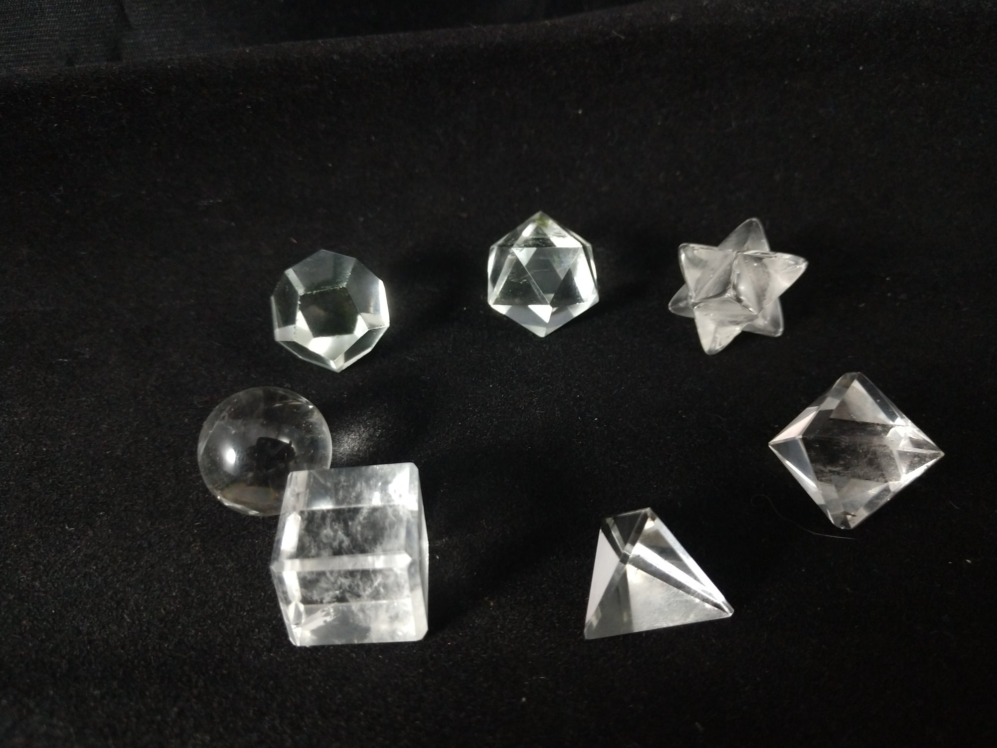 Sacred Geometry Set (Quartz from India)