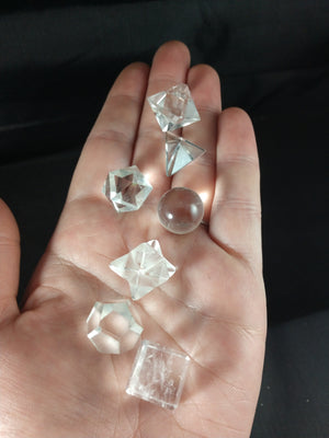 Sacred Geometry Set (Quartz from India)