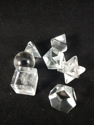 Sacred Geometry Set (Quartz from India)