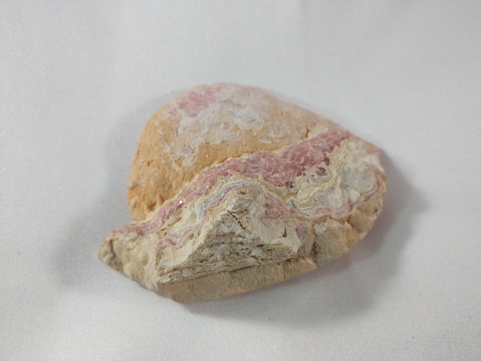 Rhodochrosite Stalactite Slice